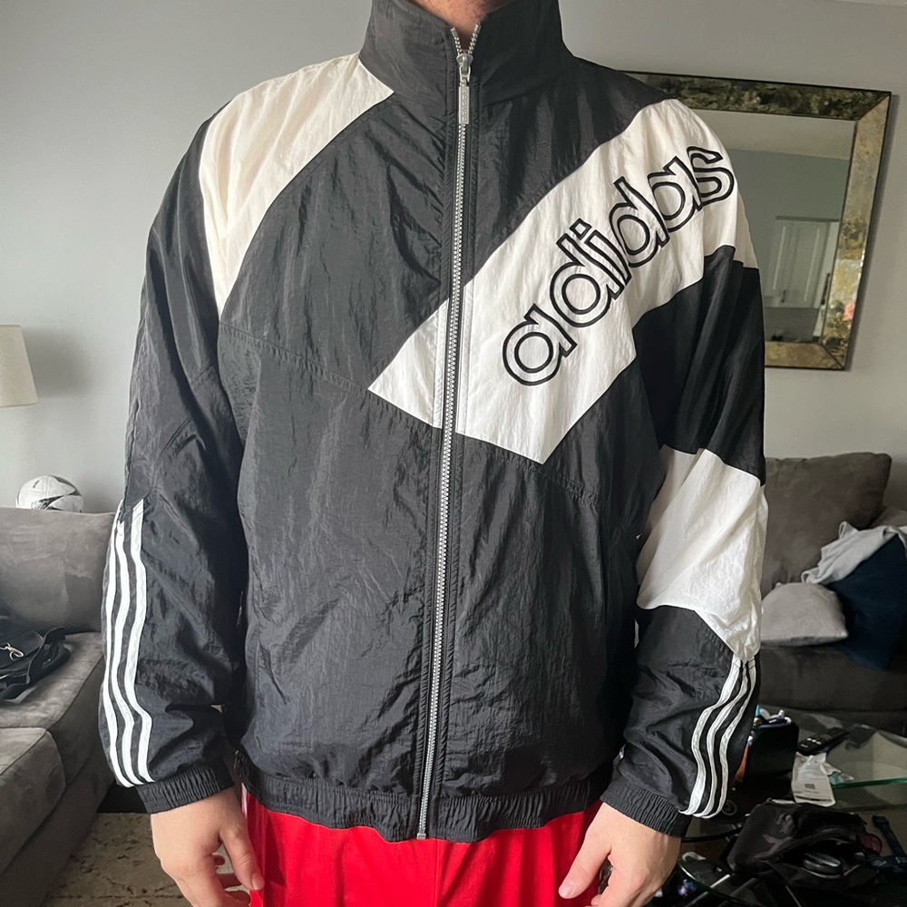 Adidas dead stock vintage 90s wind breaker